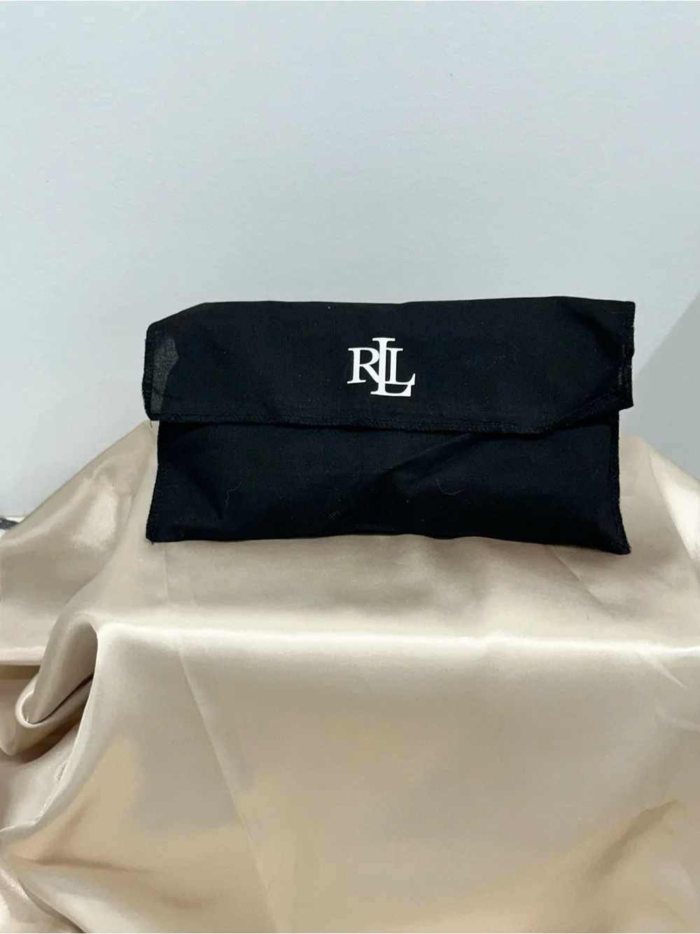 Lauren Ralph Lauren Black Floral Zip-Around Wallet